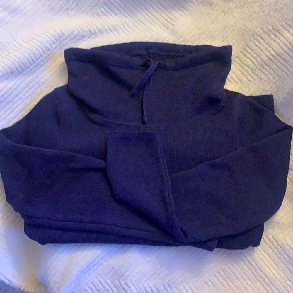 Eddie Bauer Front Pocket Cowl Neck Sweatshirt.